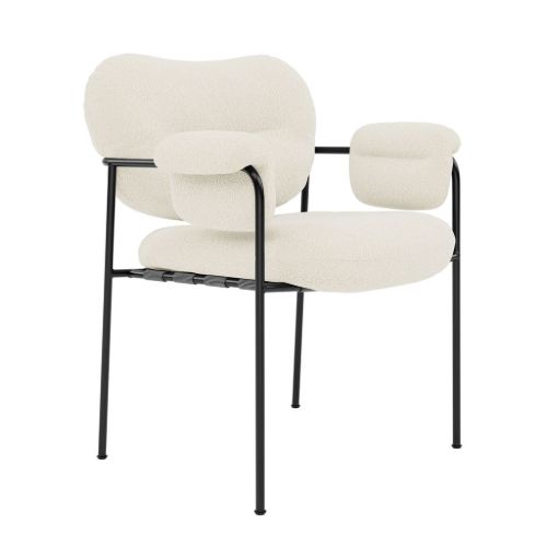 Fogia Bollo Dining Chair H: 79 cm - Beige Karakorum 001 