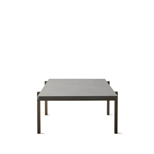 Eberhart Furniture Eugene Sofabord 70x125 cm - Mørkt Egetræ/Mørk Beton