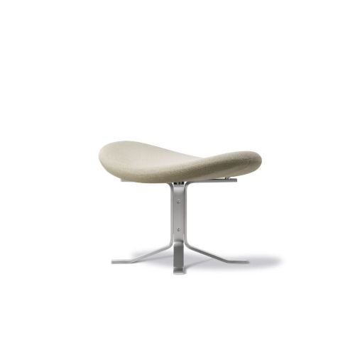 Fredericia Furniture Erik Jørgensen 5002 Corona Skammel - Vidar 222/Børstet Stål
