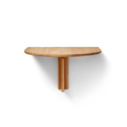 Form & Refine Trefoil Folde Væg Bord B: 75 cm - Olieret Eg 