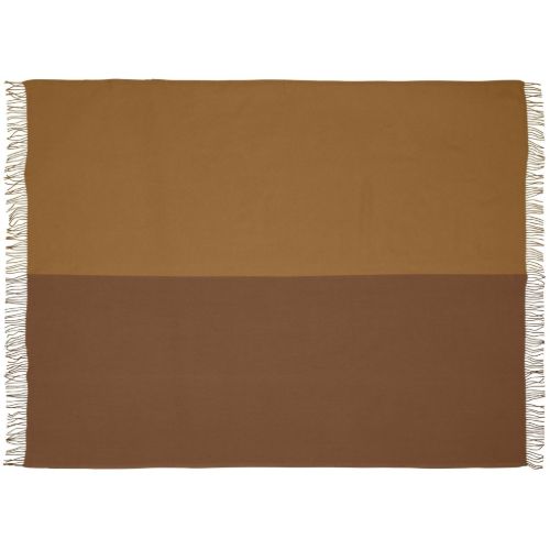Silkeborg Uldspinderi Secret Plaid 130x190 cm - Ocher/Caramel