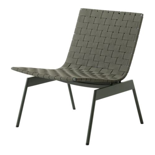 &Tradition Ville AV44 Outdoor Lounge Chair SH: 40 cm - Bronze Green 