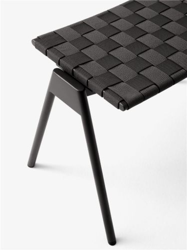 &Tradition Ville AV46 Outdoor Footstool H: 39,5 cm - Warm Black 