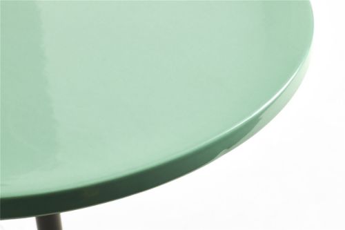 HAY Pyro Coffee Table Ø: 45 cm - Soft Jade Ceramic Tabletop