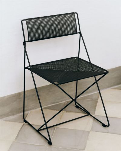 HAY X-Line Chair SH: 46 cm - Black Powder Coated Steel
