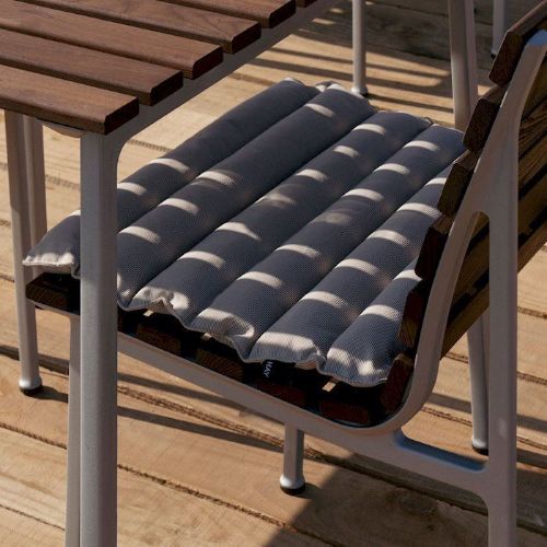 HAY Quilted Seat Cushion For Traverse Chair B: 46,5 cm - Beige Sand 