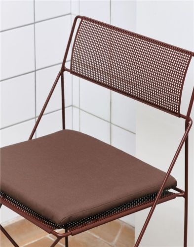 HAY Seat Cushion For X-Line Chair Outdoor B: 42,5 cm - Anthracite Grå