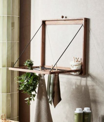 Nordal Macas Tørrestativ 60x60 cm - Træ