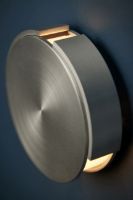 Billede af Frandsen Rotate Wall Lamp Ø: 15 cm - Brushed Aluminium 