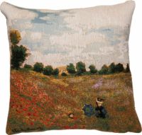 Billede af Poulin Design Claude Monet Pude 48x48 cm - Valmuer