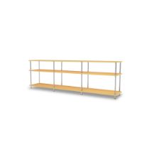 Billede af Montana QS Free 111222 Reol 203,4x64,4x38 cm - Acacia/Krom