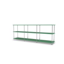 Billede af Montana QS Free 222000 Reol 203,4x75,8x38 cm - Parsley/Krom