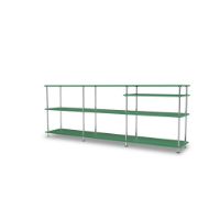 Billede af Montana QS Free 222100 Reol med Indskudt Hylde 203,4x75,8x38 cm - Parsley/Krom