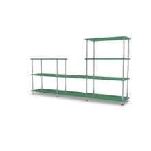 Billede af Montana QS Free 312000 Reol 203,4x109,9x38 cm - Parsley/Krom