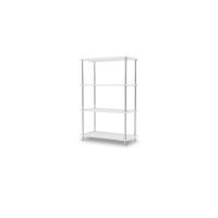 Billede af Montana QS Free 300000 Reol 109,9x73,4x38 cm - New White/Krom