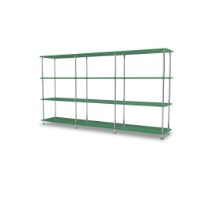 Billede af Montana QS Free 333000 Reol 203,4x109,9x38 cm - Parsley/Krom