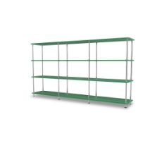 Billede af Montana QS Free 333000 Reol 203,4x109,9x38 cm - Parsley/Krom