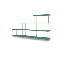 Billede af Montana QS Free 321000 Reol 203,4x109,9x38 cm - Parsley/Krom