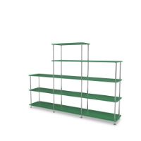 Billede af Montana QS Free 342000 Reol 203,4x144x38 cm - Parsley/Krom