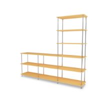 Billede af Montana QS Free 522000 Reol 203,4x178,1x38 cm - Acacia/Krom