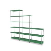 Billede af Montana QS Free 542000 Reol 203,4x178,1x38 cm - Parsley/Krom