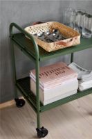 Billede af OYOY Maki Trolley 70x37,5 cm - Stål/Olive 