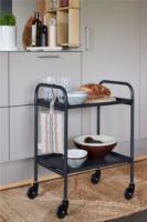 Billede af OYOY Maki Trolley 70x37,5 cm - Stål/Sort