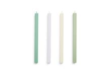 Billede af HAY Square Candle Set of 4 pcs H: 24 cm - Fresh