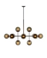 Billede af Rubn Lord Ballroom Pendel B: 153 cm - Sort/smoke