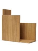 Billede af Ferm Living Stagger Shelf Square 30x30 cm - Oiled Oak