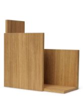 Billede af Ferm Living Stagger Shelf Square 30x30 cm - Oiled Oak