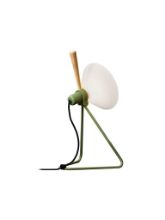 Billede af Le Klint SPOT 356 Bord/Væg Lampe 38x20 cm - Olive Green/Eg