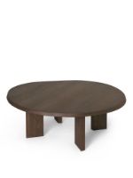 Billede af Ferm Living Tarn Coffee Table Ø: 108,1 cm - Dark Stained Beech 