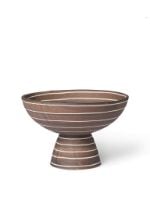 Billede af Ferm Living Brura Bowl  H: 14 cm - Coffee/White