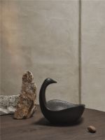 Billede af Ferm Living Swan Centrepiece H: 27 cm - Black