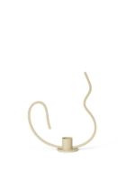 Billede af Ferm Living Valse Candle Holder H: 18,4 cm - Low - Cashmere