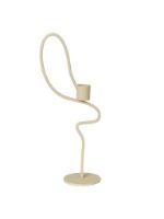 Billede af Ferm Living Valse Candle Holder H: 28 cm - High - Cashmere