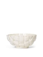 Billede af Ferm Living Plait Bowl Ø: 24 cm - Off-White