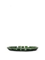 Billede af Ferm Living Plait Platter Ø: 30 cm - Emerald Green