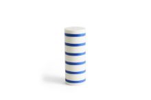 Billede af HAY Column Candle Large H: 25 cm - Off White & Blue