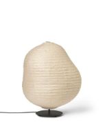 Billede af Ferm Living Kurbis Floor Lamp H: 63,3 cm - Low - Natural/Black