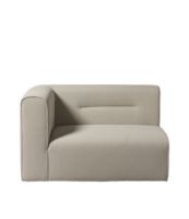 Billede af FDB Møbler L44 Venstre Sofa Modul 124x98 cm - Beige FORUDBESTIL: MIDT OKTOBER 2024