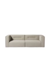 Billede af FDB Møbler L44 Venstre Sofa Modul 124x98 cm - Beige FORUDBESTIL: MIDT OKTOBER 2024