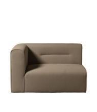 Billede af FDB Møbler L44 Venstre Sofa Modul 124x98 cm - Taupe FORUDBESTIL: MIDT OKTOBER 2024