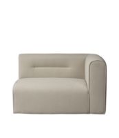 Billede af FDB Møbler L44 Højre Sofa Modul 124x98 cm - Beige FORUDBESTIL: MIDT OKTOBER 2024