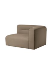 Billede af FDB Møbler L44 Højre Sofa Modul 124x98 cm - Taupe FORUDBESTIL: MIDT OKTOBER 2024