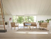 Billede af FDB Møbler D108 Ragnesminde Sofabord Ø: 48 cm - Natur