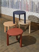 Billede af FDB Møbler D108 Ragnesminde Sofabord Ø: 48 cm - Carmine Red