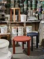 Billede af FDB Møbler D108 Ragnesminde Sofabord Ø: 48 cm - Carmine Red