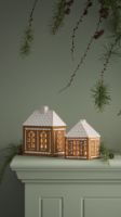 Billede af Kähler Gingerbread Lyshus Julestald H: 11,5 cm - Brun 